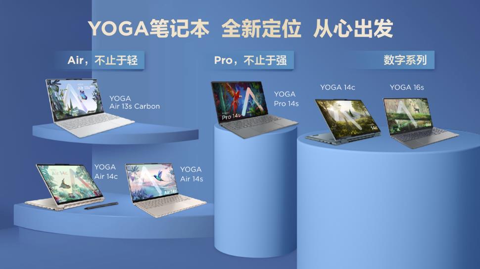 联想YOGA生态家族新品发布 YOGA Air系列亮相，<span  style='background-color:Yellow;'>轻薄本</span>翻转本都有