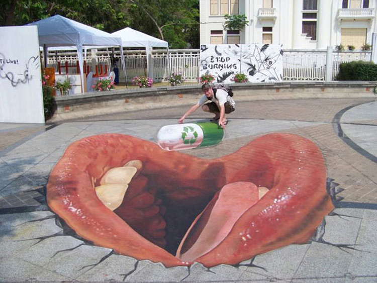 世界各国诡异的街头艺术
